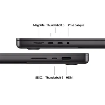 MacBook Pro M4 Max 16p 36Go 1To - Noir sidéral