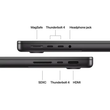 MacBook Pro M5 14p 16Go 512Go - Noir sidéral