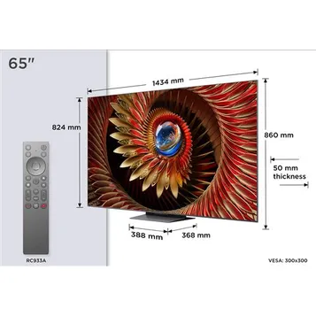 TV QD-Mini LED 65C89K 164 cm