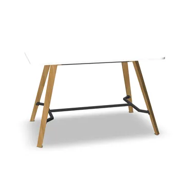 Table haute Altitude sur pieds bois