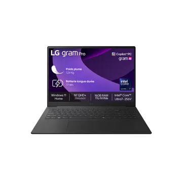 Gram 16 16Z90TS-G.AU79F 16p Ultra 7 16Go 1To Gris