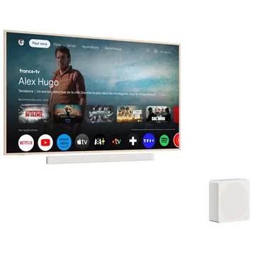 TV QLED Pro 55A300W NXTVISION 139 cm 4K UHD Alu brossé
