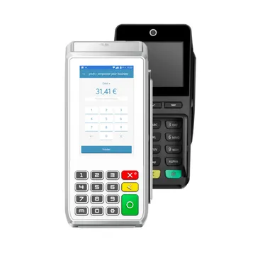 Terminal de paiement Yavin X Fixe PinPad,  Pax A80 blanc + Q25 noir.