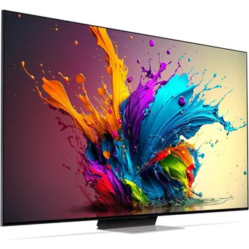 TV Mini LED LG 86QNED91T 217cm - Noir Bleu et Argent