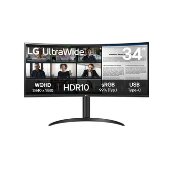 Ecran UltraWide 34WR55QK-B 34p incurvé