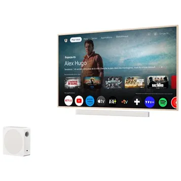 TV QLED Pro 55A300W NXTVISION 139 cm 4K UHD Alu brossé