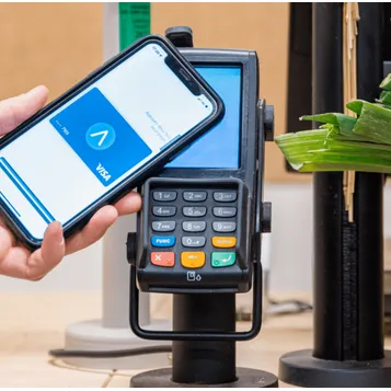 Terminal de paiement Yavin X Fixe PinPad,  Pax A80 blanc + Q25 noir.