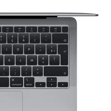 ordinateur portable MacBook Air Retina M1 ouvert avec clavier