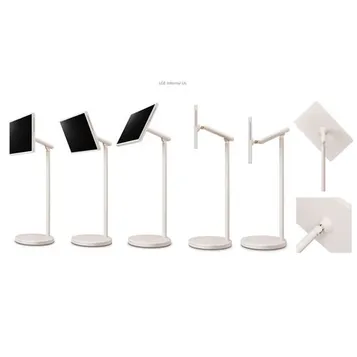 Ecran de 27 pouces fixé sur un pied mobile