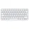 Clavier Apple sans pavé numérique : design épuré, touches silencieuses et précises, Bluetooth stable, batterie longue durée rechargeable.
