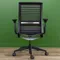 Fauteuil de bureau reconditionné Steelcase Think V2 Poivre 4D