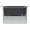 ordinateur portable MacBook Air Retina M1ouvert avec clavier visible